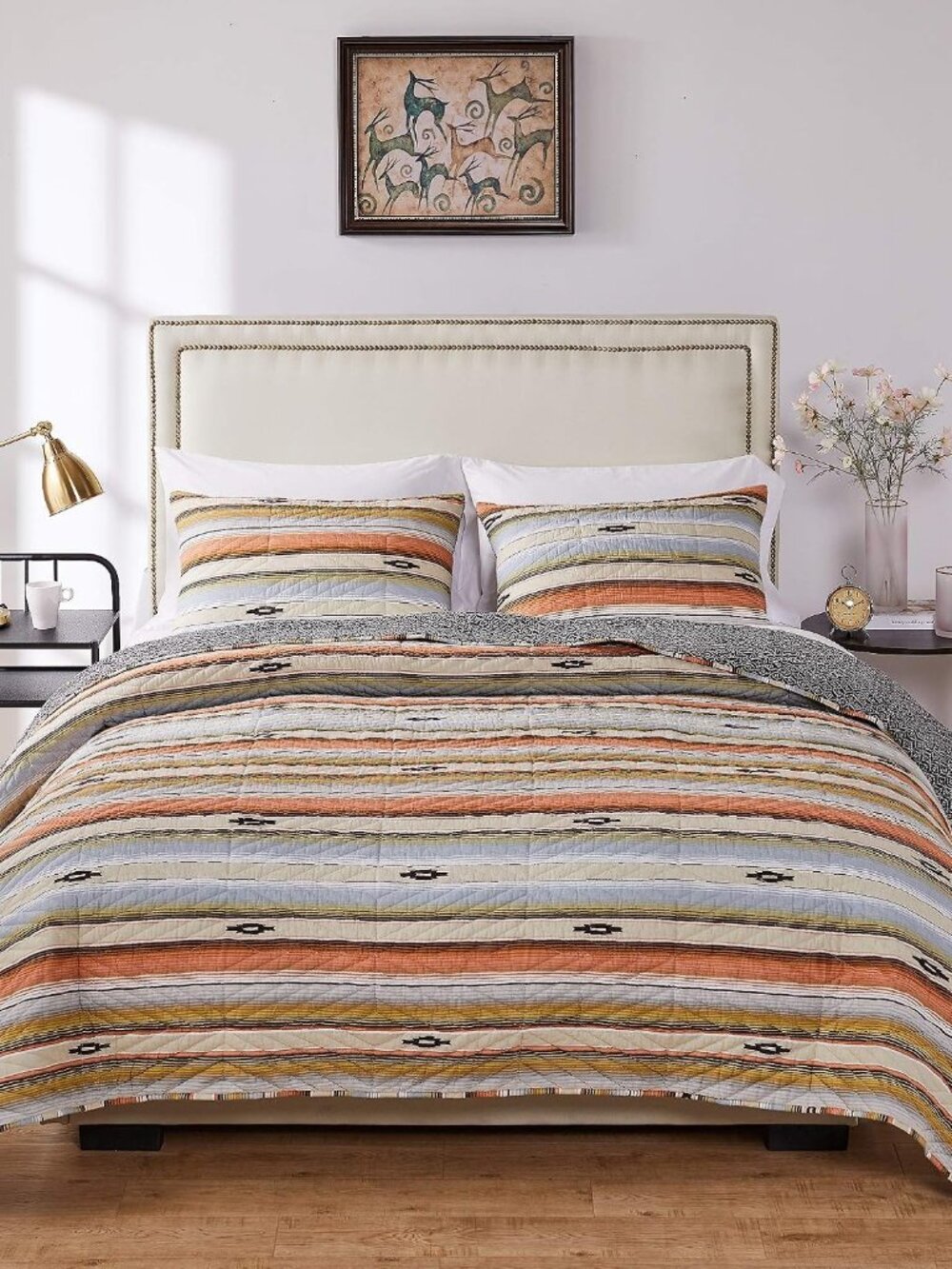 Barefoot Bungalow Painted Desert Quilt Set, 2-Piece Twin/TwinXL, Rose